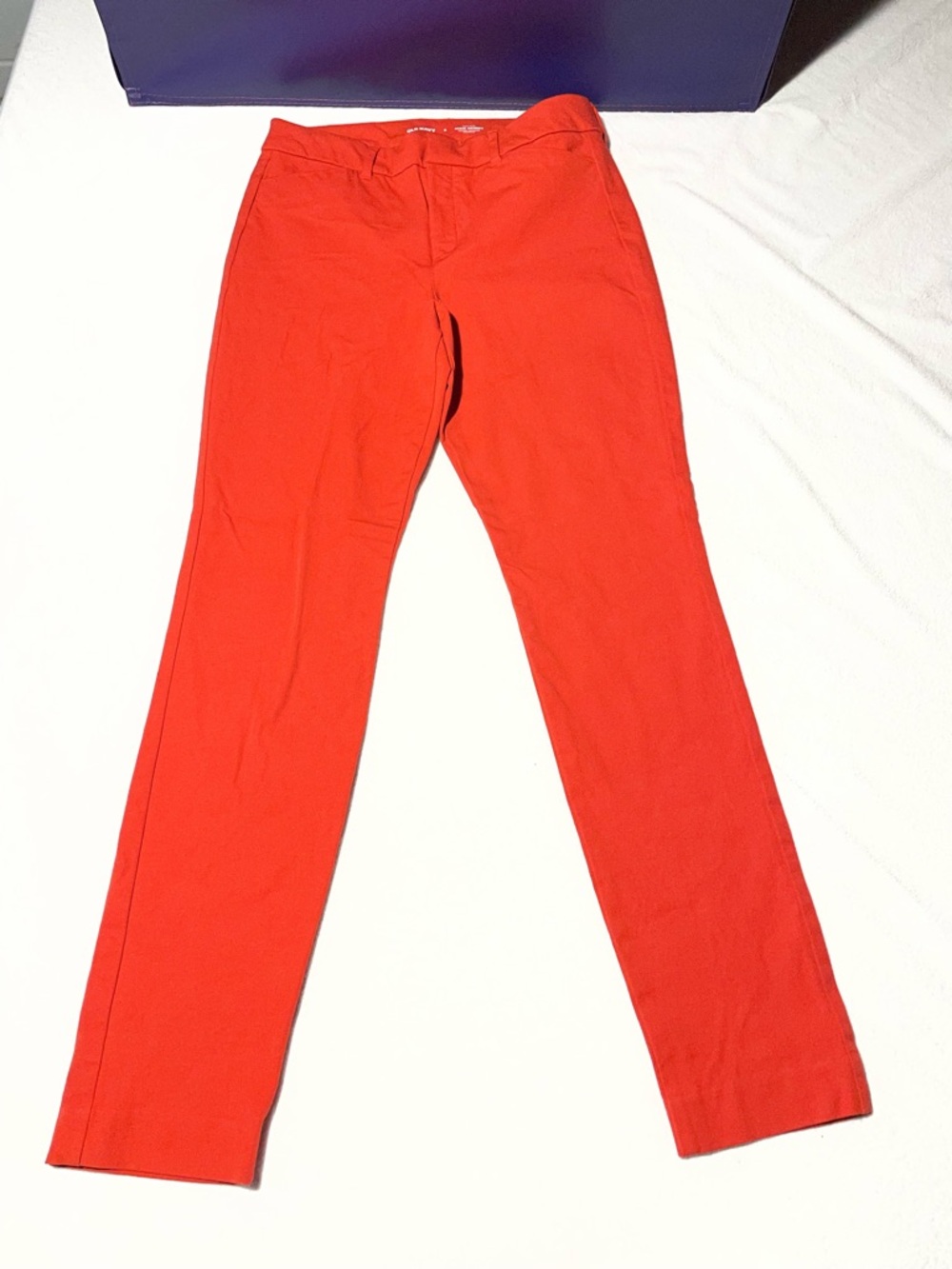 Old Navy Red Straight-Leg Pants